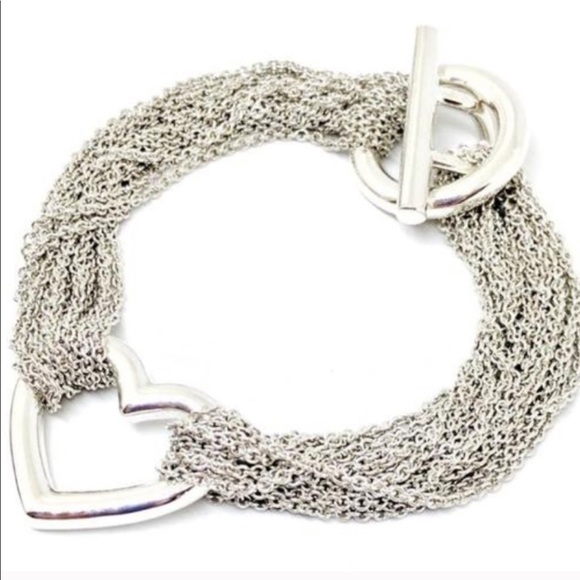 Tiffany & Co. Jewelry - Tiffany & Co. mesh heart bracelet